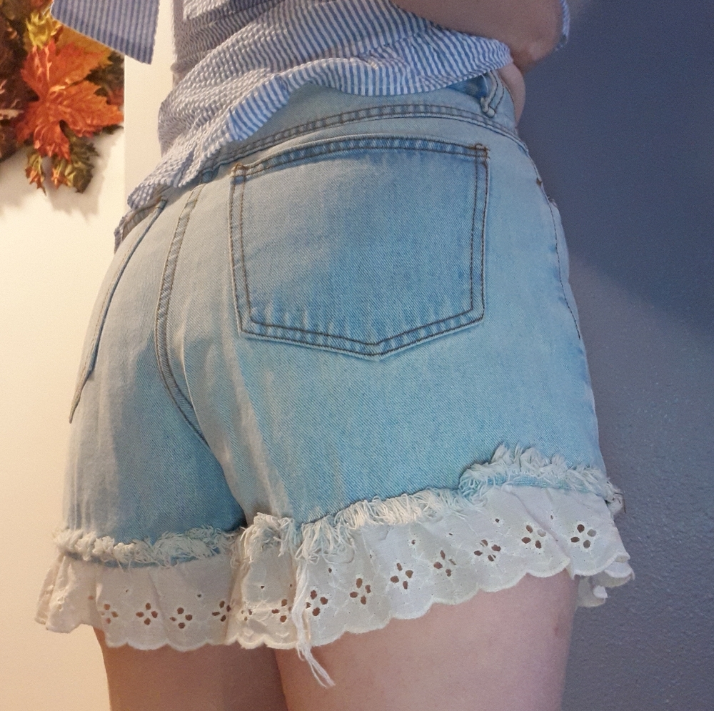 Vintage 80's Mom Jean Shorts